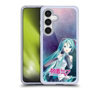 Head Case Designs sous Licence Officielle Hatsune Miku Nébuleuse Graphiques Coque en Gel [Protection de Qualité Militaire] Compatible avec Samsung Galaxy S24 5G Et Compatible avec MagSafe