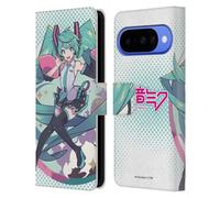 Head Case Designs sous Licence Officielle Hatsune Miku Pastels Graphiques Étui Portefeuille en Cuir Compatible avec Google Pixel 10