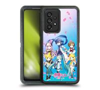 Head Case Designs sous Licence Officielle Hatsune Miku Sakura Chanteurs virtuels Étui Antichoc Ultra-Blindé Compatible avec Samsung Galaxy A53 5G (2022)