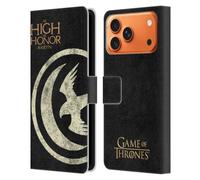 Head Case Designs sous Licence Officielle HBO Game of Thrones Arryn Devises de Maison Étui Portefeuille en Cuir Compatible avec Apple iPhone 17 Pro Max
