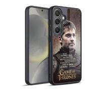 Head Case Designs sous Licence Officielle HBO Game of Thrones Jaime Lannister Citations de Personnage Coque en Gel renforcée [Protection de Qualité Militaire] Compatible avec Samsung Galaxy S24 5G
