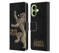 Head Case Designs sous Licence Officielle HBO Game of Thrones Lannister Devises de Maison Étui Portefeuille en Cuir Compatible avec Apple iPhone 17