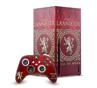 Head Case Designs Sous Licence Officielle HBO Game of Thrones Maison Lannister Sceaux Et Graphismes Enveloppement De Console De Jeu Et Skins Pour Manette De Jeu Ensemble compatible avec Xbox Series X