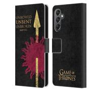 Head Case Designs sous Licence Officielle HBO Game of Thrones Martell Devises de Maison Étui Portefeuille en Cuir Compatible avec Samsung Galaxy A25 5G