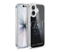 Head Case Designs sous Licence Officielle HBO Game of Thrones Night King Season 8 for The Throne 1 Coque en Gel [Qualité Militaire] Compatible avec Apple iPhone 17 Et Compatible avec MagSafe