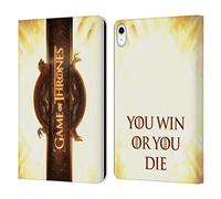 Head Case Designs sous Licence Officielle HBO Game of Thrones Ouverture D'ordre Art Clé Étui Portefeuille en Cuir Compatible avec Apple iPad 10.9 2022/2025