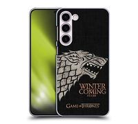 Head Case Designs sous Licence Officielle HBO Game of Thrones Stark Devises de Maison Coque Dure pour l'arrière Compatible avec Samsung Galaxy S23+ 5G