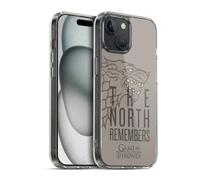 Head Case Designs sous Licence Officielle HBO Game of Thrones Stark Saison 8 pour Le Trône Art Coque en Gel [Qualité Militaire] Compatible avec Apple iPhone 15 Et Compatible avec MagSafe