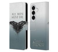 Head Case Designs sous Licence Officielle HBO Game of Thrones Tous Les Hommes Art Clé Étui Portefeuille en Cuir Compatible avec Samsung Galaxy S26