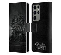 Head Case Designs sous Licence Officielle HBO Game of Thrones Trône De Fer Art Clé Étui Portefeuille en Cuir Compatible avec Samsung Galaxy S23 Ultra 5G