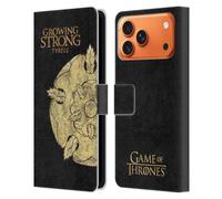 Head Case Designs sous Licence Officielle HBO Game of Thrones Tyrell Devises de Maison Étui Portefeuille en Cuir Compatible avec Apple iPhone 17 Pro Max
