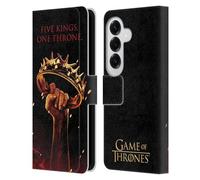 Head Case Designs sous Licence Officielle HBO Game of Thrones Un Trône Art Clé Étui Portefeuille en Cuir Compatible avec Samsung Galaxy S26