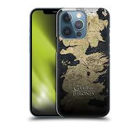 Head Case Designs sous Licence Officielle HBO Game of Thrones Westeros Carte Art Clé Coque Dure pour l'arrière Compatible avec Apple iPhone 13 Pro