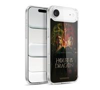 Head Case Designs sous Licence Officielle House of The Dragon Rhaenyra & Alicent Key Art De La Saison 2 Coque en Gel [Qualité Militaire] Compatible avec Apple iPhone 17 Air Et avec MagSafe