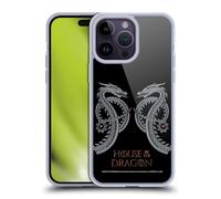 Head Case Designs sous Licence Officielle House of The Dragon: Television Series Dragon Graphiques Coque en Gel [Protection de Qualité Militaire] Compatible avec Apple iPhone 14 Pro Max