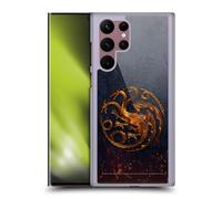 Head Case Designs sous Licence Officielle House of The Dragon: Television Series Emblème Targaryen Graphiques Coque Dure pour l'arrière Compatible avec Samsung Galaxy S22 Ultra 5G