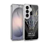 Head Case Designs sous Licence Officielle House of The Dragon: Television Series Tête De Dragon Graphiques Coque en Gel [Protection de Qualité Militaire] Compatible avec Samsung Galaxy S26 Plus