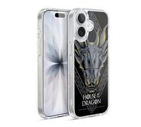 Head Case Designs sous Licence Officielle House of The Dragon: Television Series Tête De Dragon Graphiques Coque en Gel [Qualité Militaire] Compatible avec Apple iPhone 17 Et Compatible avec MagSafe