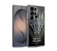 Head Case Designs sous Licence Officielle House of The Dragon: Television Series Tête De Dragon Graphiques Coque en Gel [Protection de Qualité Militaire] Compatible avec Samsung Galaxy S26 Ultra