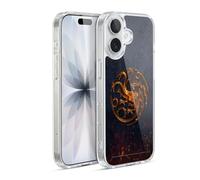 Head Case Designs sous Licence Officielle House of The Dragon: TV Series Emblème Targaryen Graphiques Coque en Gel [Qualité Militaire] Compatible avec Apple iPhone 17 Et Compatible avec MagSafe