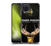 Head Case Designs sous Licence Officielle Imagine Dragons Smoke and Mirrors Art Clé Coque en Gel [Protection de Qualité Militaire] Compatible avec Samsung Galaxy A12 (2020)
