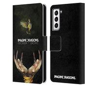 Head Case Designs sous Licence Officielle Imagine Dragons Smoke and Mirrors Art Clé Étui Portefeuille en Cuir Compatible avec Samsung Galaxy S21 5G