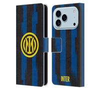 Head Case Designs sous Licence Officielle Inter Milan Accueil Kit D'écusson 2023/24 Étui Portefeuille en Cuir Compatible avec Apple iPhone 17 Pro