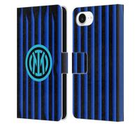 Head Case Designs sous Licence Officielle Inter Milan Accueil Kit D'écusson 2025/26 Étui Portefeuille en Cuir Compatible avec Apple iPhone 16e / iPhone 17e