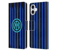 Head Case Designs sous Licence Officielle Inter Milan Accueil Kit D'écusson 2025/26 Étui Portefeuille en Cuir Compatible avec Apple iPhone 16 Plus