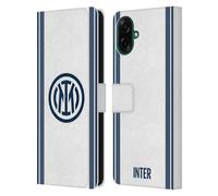 Head Case Designs sous Licence Officielle Inter Milan Away Kit D'écusson 2024/25 Étui Portefeuille en Cuir Compatible avec Samsung Galaxy A07