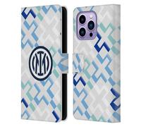 Head Case Designs sous Licence Officielle Inter Milan Away Kit D'écusson 2025/26 Étui Portefeuille en Cuir Compatible avec Apple iPhone 14 Pro Max