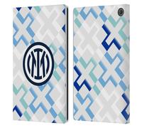 Head Case Designs sous Licence Officielle Inter Milan Away Kit D'écusson 2025/26 Étui Portefeuille en Cuir Compatible avec Amazon Fire Max 11 2023