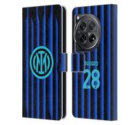 Head Case Designs sous Licence Officielle Inter Milan Benjamin Pavard 2025/26 Joueurs Home Kit Étui Portefeuille en Cuir Compatible avec OnePlus 12