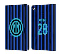 Head Case Designs sous Licence Officielle Inter Milan Benjamin Pavard 2025/26 Joueurs Home Kit Étui Portefeuille en Cuir Compatible avec Apple iPad Air 2 (2014)
