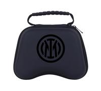 Head Case Designs Sous Licence Officielle Inter Milan Blason Gaufré Insigne Graphique Étui De Transport Rigide De Voyage compatible avec PS5 DualSense & Xbox Controller
