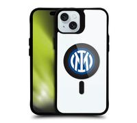 Head Case Designs sous Licence Officielle Inter Milan Blason Icône de Logo Black Shockproof Bumper Case [Military Grade Protection] Compatible with Apple iPhone 15 Plus and Compatible with MagSafe