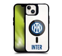 Head Case Designs sous Licence Officielle Inter Milan Blason Inter Icône de Logo Black Shockproof Bumper Case [Military Grade] Compatible with Apple iPhone 14 Plus and Compatible with MagSafe