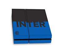 Head Case Designs sous Licence Officielle Inter Milan Bleu Et Noir Logo Plein Vinyle Autocollant De Jeu Peau Autocollant Couverture Compatible avec Sony PlayStation 4 PS4 Console