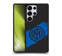 Head Case Designs sous Licence Officielle Inter Milan Coups de Pinceau Graphiques Coque en Gel renforcée [Protection de Qualité Militaire] Compatible avec Samsung Galaxy S25 Ultra
