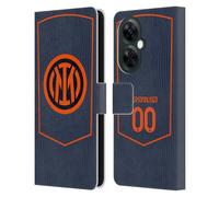 Head Case Designs sous Licence Officielle Inter Milan Coutume Personnalisé Troisième 2025/26 Joueurs Home Kit Étui Portefeuille en Cuir Compatible avec OnePlus Nord CE 3 Lite 5G