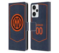 Head Case Designs sous Licence Officielle Inter Milan Coutume Personnalisé Troisième 2025/26 Joueurs Home Kit Étui Portefeuille en Cuir Compatible avec Xiaomi Redmi Note 12T