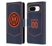 Head Case Designs sous Licence Officielle Inter Milan Coutume Personnalisé Troisième 2025/26 Joueurs Home Kit Étui Portefeuille en Cuir Compatible avec Google Pixel 8