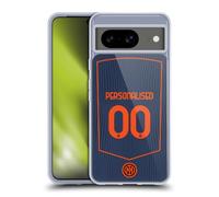 Head Case Designs sous Licence Officielle Inter Milan Coutume Personnalisé Troisième 2025/26 Joueurs Home Kit Coque en Gel [Protection de Qualité Militaire] Compatible avec Google Pixel 8