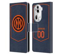 Head Case Designs sous Licence Officielle Inter Milan Coutume Personnalisé Troisième 2025/26 Joueurs Home Kit Étui Portefeuille en Cuir Compatible avec Oppo Reno11