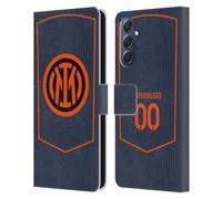 Head Case Designs sous Licence Officielle Inter Milan Coutume Personnalisé Troisième 2025/26 Joueurs Home Kit Étui Portefeuille en Cuir Compatible avec Samsung Galaxy M54 5G