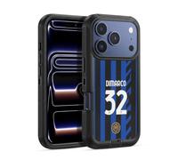 Head Case Designs sous Licence Officielle Inter Milan Federico Dimarco 2024/25 Joueurs Home Kit Étui Antichoc Ultra-Blindé Compatible avec Apple iPhone 17 Pro