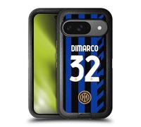 Head Case Designs sous Licence Officielle Inter Milan Federico Dimarco 2024/25 Joueurs Home Kit Étui Antichoc Ultra-Blindé Compatible avec Google Pixel 9 / Pixel 9 Pro