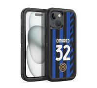 Head Case Designs sous Licence Officielle Inter Milan Federico Dimarco 2024/25 Joueurs Home Kit Étui Antichoc Ultra-Blindé Compatible avec Apple iPhone 15