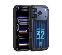 Head Case Designs sous Licence Officielle Inter Milan Federico Dimarco 2025/26 Joueurs Home Kit Étui Antichoc Ultra-Blindé Compatible avec Apple iPhone 17 Pro Max