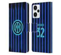 Head Case Designs sous Licence Officielle Inter Milan Federico Dimarco 2025/26 Joueurs Home Kit Étui Portefeuille en Cuir Compatible avec Xiaomi Redmi Note 12T
